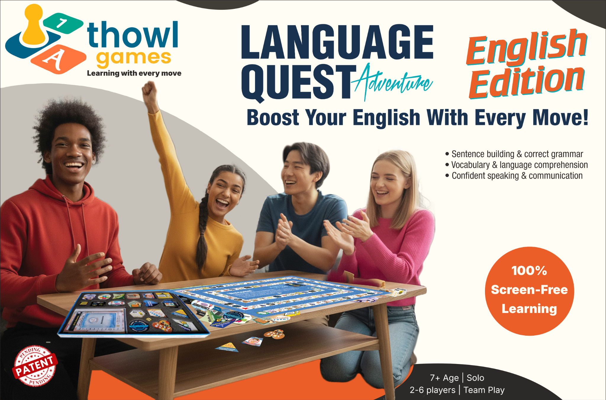 Language Quest Adventure – English Edition for ages 7 and above