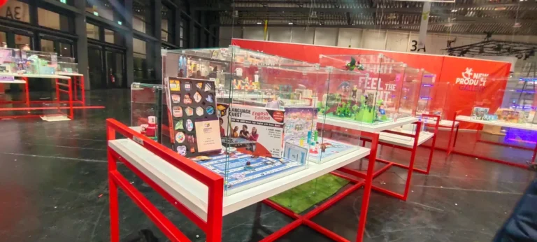Language Quest Adventure – English Edition displayed in the New Product Gallery at Spielwarenmesse 2026