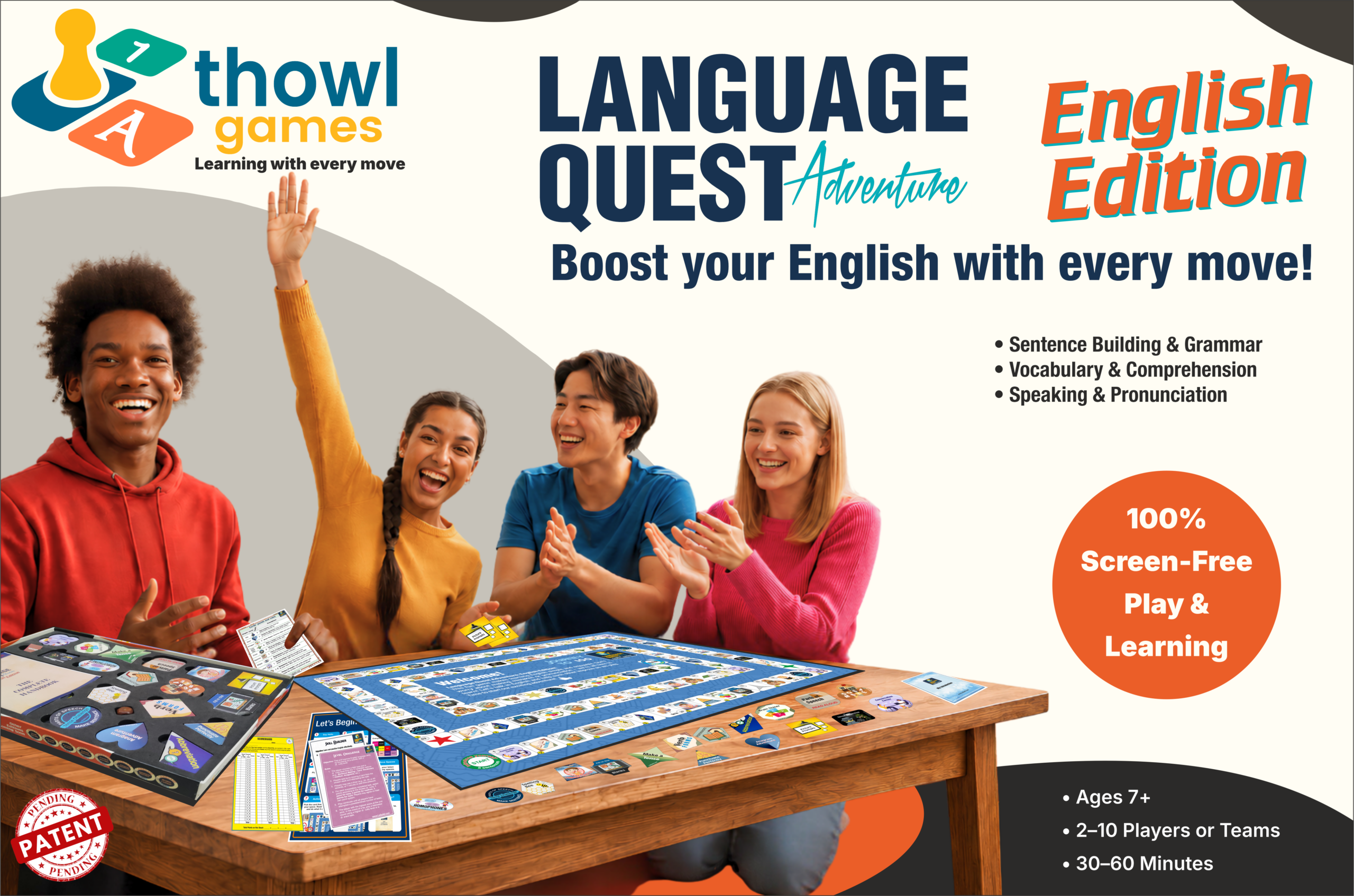 Language Quest Adventure – English Edition for ages 7 and above