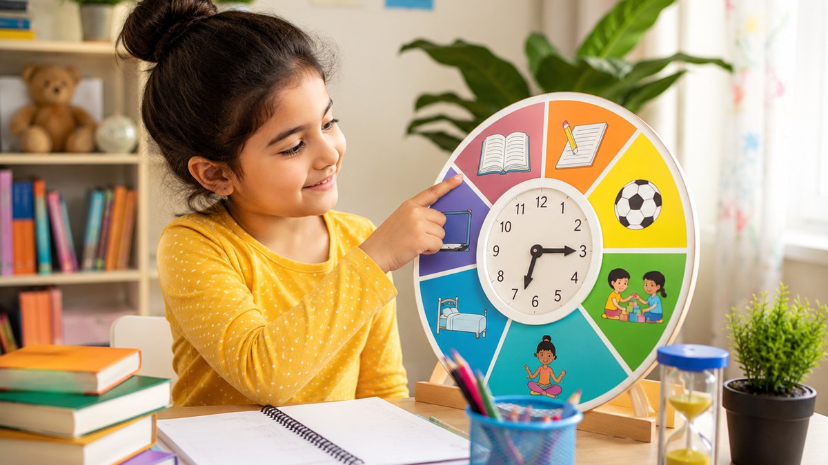 Time Management for Children: How to Balance School, Homework, Play and Screen Time